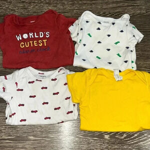 Size 12 month short sleeve onesies